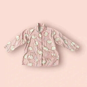 vintage hello kitty button down pajama top